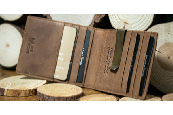 Handgefertiges Geldklammer Portemonnaie von MATADOR