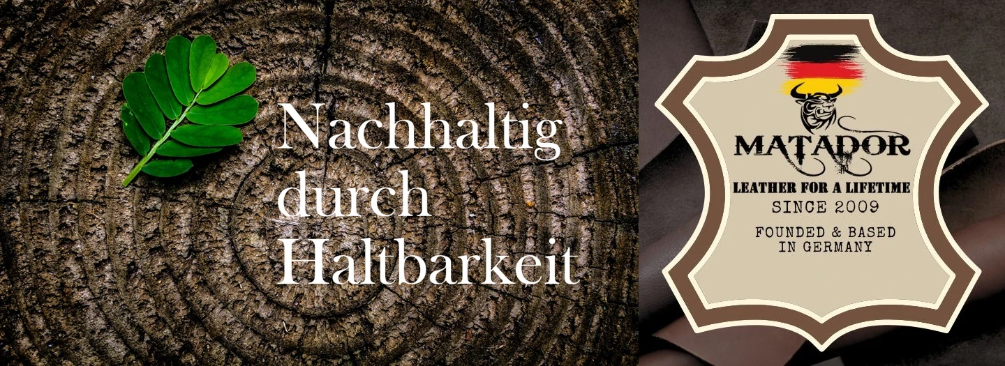 Slider Nachhaltigkeit und Firmenlogo