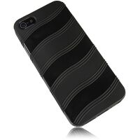 Apple iPhone 5 Silikon Handy Hülle Case Schutzhülle Silicon Schwarz