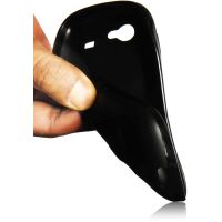 Alcatel One Touch 6030D Tasche PU Ledertasche Handy Case Schwarz