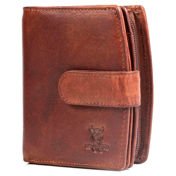 MATADOR | VALENCIA | Damen Portemonnaie Leder RFID Vintage Braun