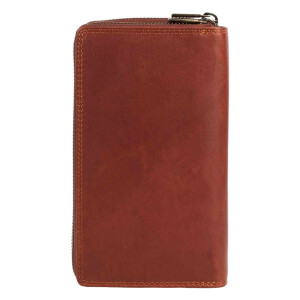 MATADOR MADRID Damen Leder Geldbörse Langbörse Vintage Braun