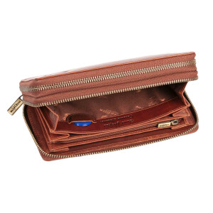 MATADOR MADRID Damen Leder Geldbörse Langbörse Vintage Braun