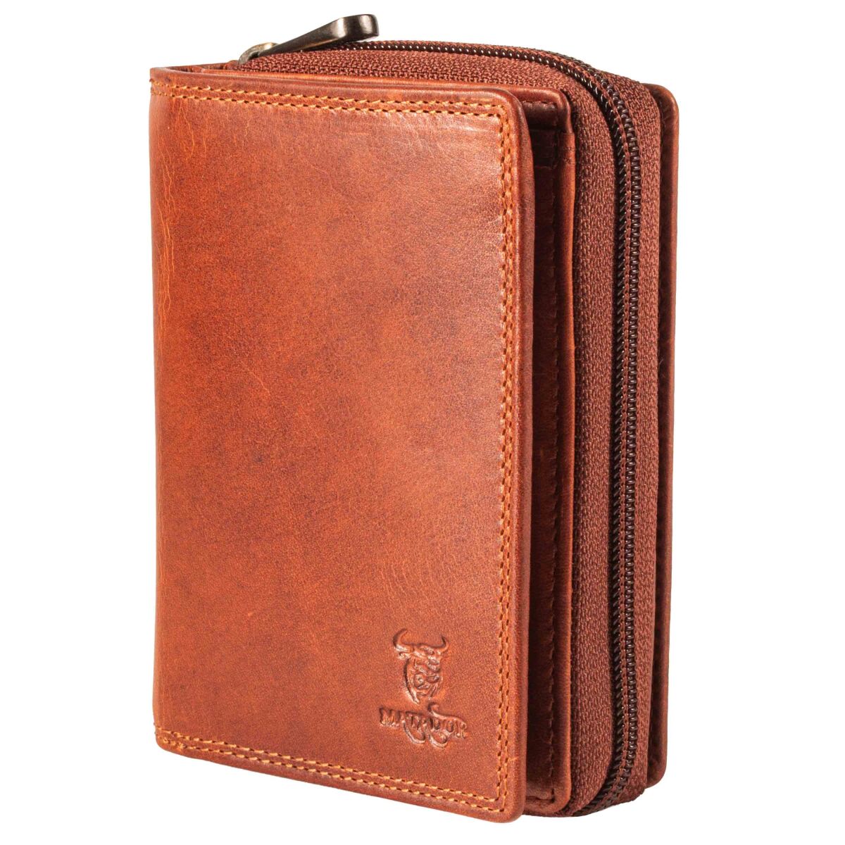 Portacarte MATADOR In Pelle Con Protezione RFID - Astuccio Sottile Fatto A Mano (2 Colori)