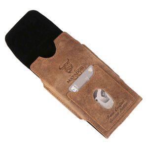 MATADOR Galaxy S26 S25 S24 S23 S22 Leder Gürteltasche Antik Braun