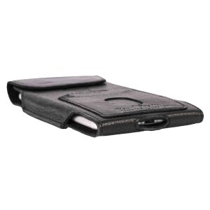 MATADOR iPhone 15 Pro Max / 14 Pro Max / 13 Pro Max Lederhülle Schwarz