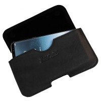 MATADOR Leder OnePlus 5 / 5T Gürteltasche Magnet Schwarz