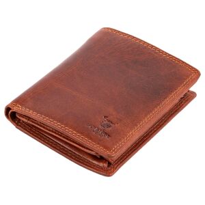 MATADOR VIGO Leder Geldbörse Geldbeutel Herren Brieftasche Braun