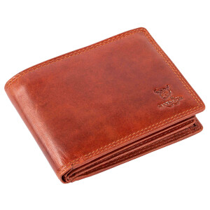 MATADOR Geldbörse Herren Leder Portemonnaie RFID Vintage Braun
