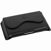 MATADOR Leder Galaxy S20 FE Note 8 / 9 Ledertasche Quer Schwarz