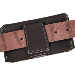 MATADOR iPhone 17e / 16e / 13 Mini / 12 Mini Leder Hülle Tasche Schwarz