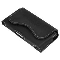 MATADOR iPhone 17e / 16e / 13 Mini / 12 Mini Leder Hülle Tasche Schwarz