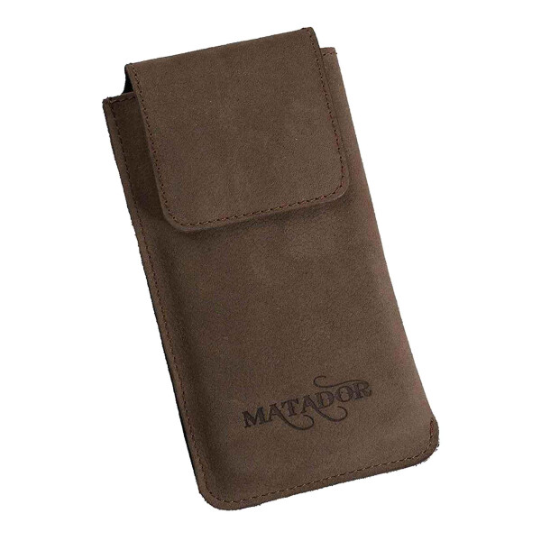 MATADOR Leder Apple iPhone 13 Mini 12 Mini 8 Gürteltasche Braun