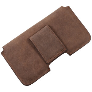 MATADOR Apple iPhone 13 Mini 12 Mini 8 Leder Case Tasche Braun
