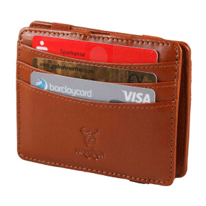MATADOR Leder Magic-Wallet Kreditkarten-Hülle-Etui...