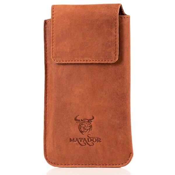 MATADOR iPhone 17 Pro Max 16 Pro Max Leder Handytasche Braun