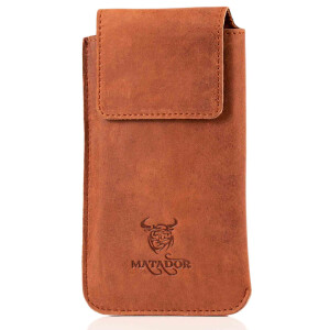MATADOR iPhone 17 Pro Max 16 Pro Max Leder Handytasche Braun