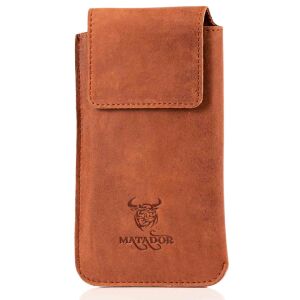 MATADOR iPhone 17 Pro Max 16 Pro Max Leder Handytasche Braun