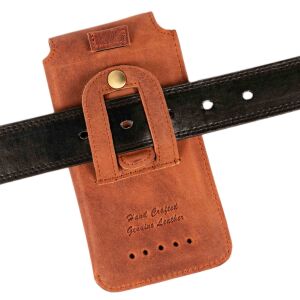 MATADOR iPhone 17 Pro Max 16 Pro Max Leder Handytasche Braun