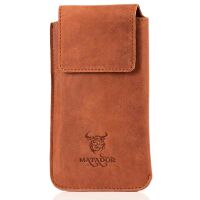 MATADOR iPhone 17 Pro Max 16 Pro Max Leder Handytasche Braun