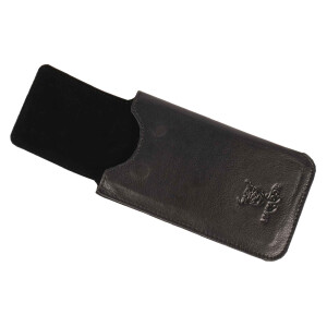 MATADOR iPhone 17 Pro Max 16 Pro Max Echt Leder Handytasche Schwarz