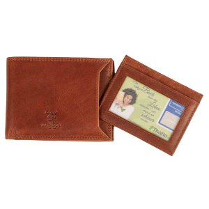 MATADOR Leder Kreditkarten Etui H&uuml;lle RFID Schutz Vintage Braun