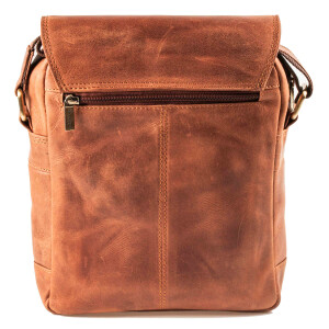 MATADOR JAKARTA Leder Schultertasche Tablettasche Unitasche Braun