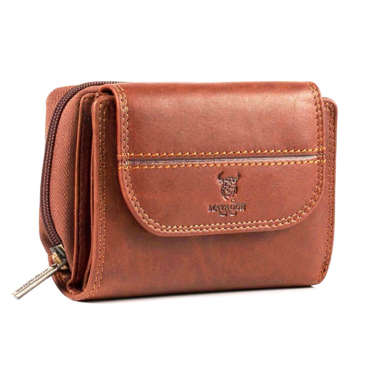 Portefeuille MATADOR Biker en Cuir avec Chaîne - Protection RFID, Style Rétro