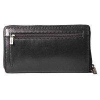 MATADOR CADIZ XL Leder Damen Langbörse Portemonnaie Schwarz Nappa