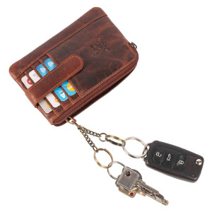 MATADOR BRISTOL Leder Schlüsseltasche Auto Motorrad RFID Braun