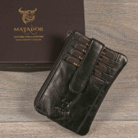 MATADOR BRISTOL Leder Schlüsseletui Auto Motorrad RFID Schwarz