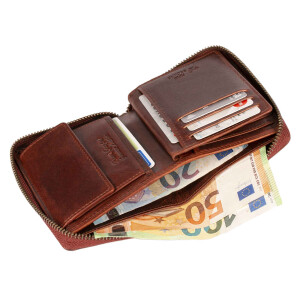 MATADOR CORDOBA Leder Geldbörse Herren Geldbeutel RFID Braun
