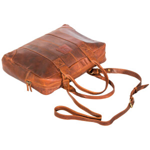 MATADOR Damen Ledertasche BROOKLYN Handtasche Vintage Braun
