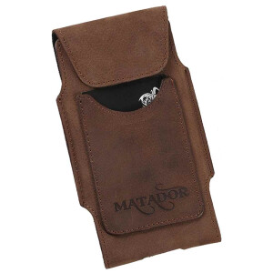 MATADOR Samsung Galaxy S9 Ledertasche Vertikal Braun