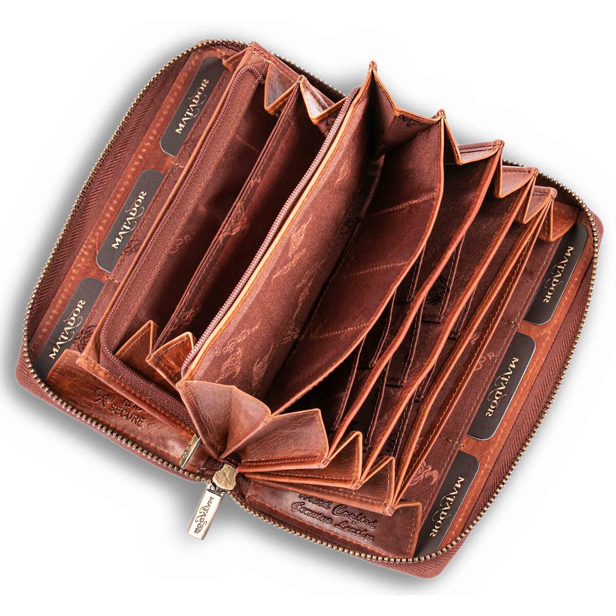 Isabella" Leder Damen Geldbeutel RFID