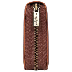 MATADOR GIRONA XL Leder Damen Langbörse Geldbörse RFID Braun