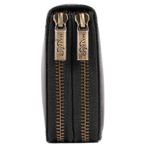 MATADOR MADRID Damen Geldbörse RFID Portemonnaie Leder Schwarz