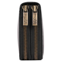 MATADOR MADRID Damen Geldbörse RFID Portemonnaie Leder Schwarz