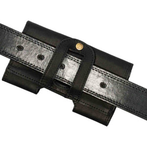 MATADOR iPhone 17 / 17 Pro / Air / 16 / 16 Pro / 16e / 15 / 14 Leder Quertasche Schwarz