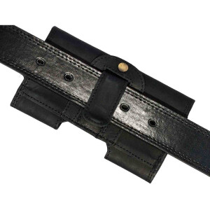 MATADOR iPhone 17 / 17 Pro / Air / 16 / 16 Pro / 16e / 15 / 14 Leder Quertasche Schwarz