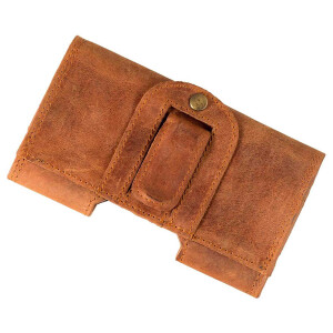 MATADOR iPhone 17 / 17 Pro / Air / 16 / 16 Pro / 16e 15 14 Leder Schutz-Hülle Braun