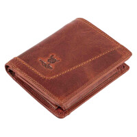 MATADOR Leder Herren Geldbörse Portemonnaie Brieftasche RFID Braun