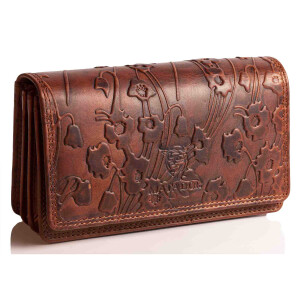 MATADOR VENEDIG Leder Damen Geldtasche Geldbörse...