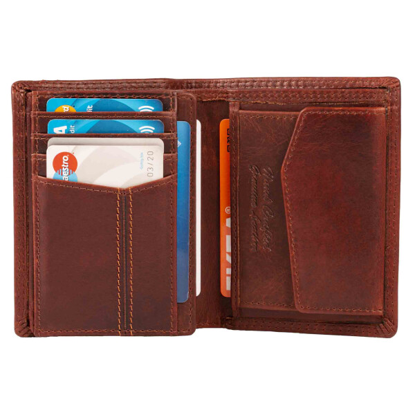 Leder Brieftasche Rfid MATADOR Leder Herren Geldbörse Geldbeutel