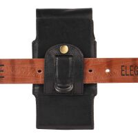 MATADOR iPhone 15 Pro Max / 15 Plus 14 Pro Max Lederhülle Schwarz