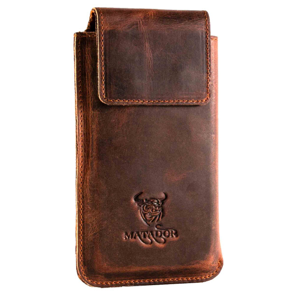 MATADOR Apple iPhone 13 Pro Max 12 11 Pro Max Lederschutz Braun