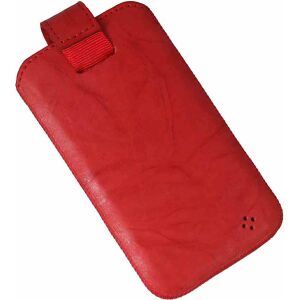 Apple iPhone 5 / 5S / 5C / SE Echt Leder Handytasche Case Etui Rot