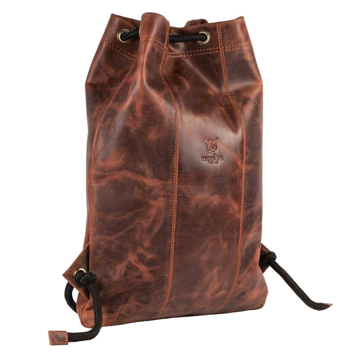 MATADOR SPARTA Leder Turnbeutel Fitnesstasche Sportbeutel Vi