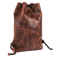 MATADOR SPARTA Leder Turnbeutel Fitnesstasche Sportbeutel Vintage