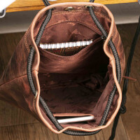 MATADOR SPARTA Leder Turnbeutel Fitnesstasche Sportbeutel Vintage